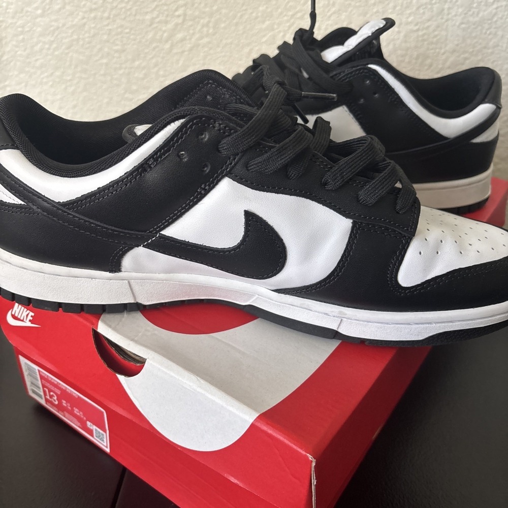 Nike‎ Dunk Low Retro Panda Men's Shoes Size 13 - Picture 12 of 16